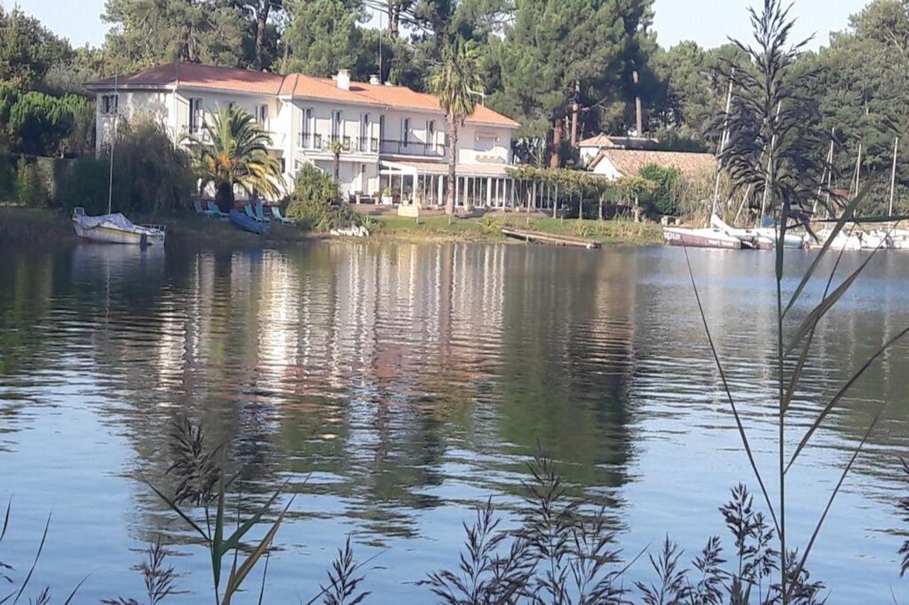 La Caravelle Logis Hotel Biscarrosse Exterior foto